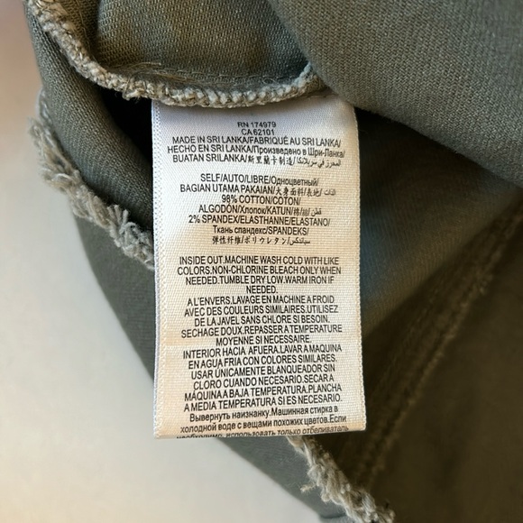 BCBGeneration Green Denim Mini Skirt Size 27 - Picture 4 of 8